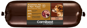 Carnibest Rundvlees,Kip & Rijst Puppy 1000 gr(natuur)