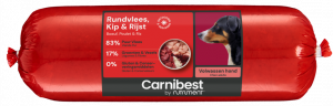 Carnibest Rundvlees,Kip & Rijst 1000 gr(natuur)