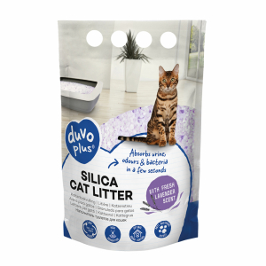 Premium silica kattenbakvulling lavendel 5 liter